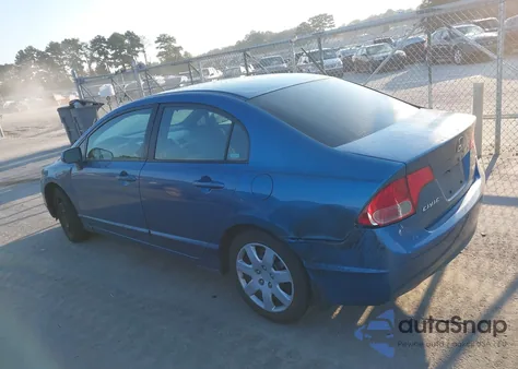2006 Honda Civic Lx z USA, uszkodzony, nr VIN 1HGFA16516L053461
